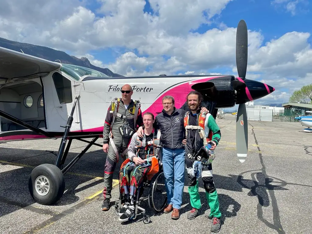 Saut Parachute Tandem Handi